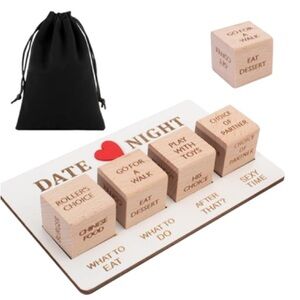 Wooden Date Night Dice Game